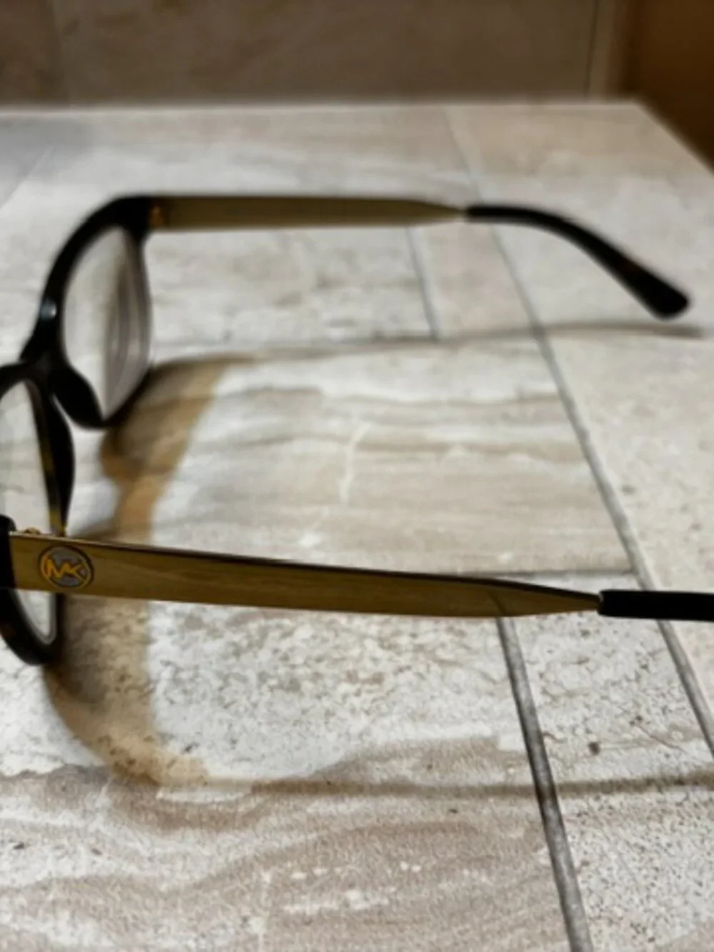Michael Kors Glasses gold arms and dark rims